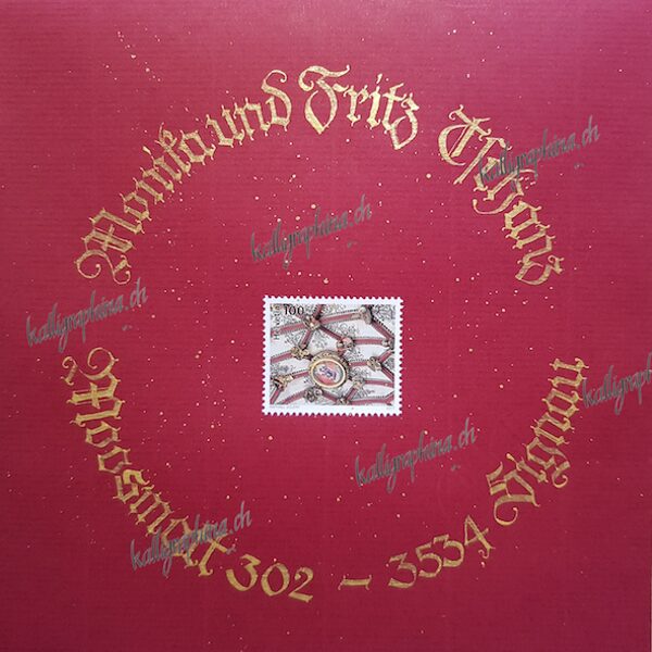 Umschlag an den Schönschreiber aus Signau