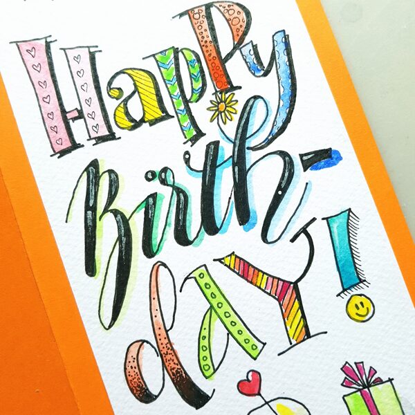 Geburtstagskarte für ein Mädchen