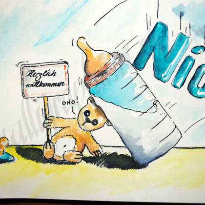 Geburtskarte "Nico"