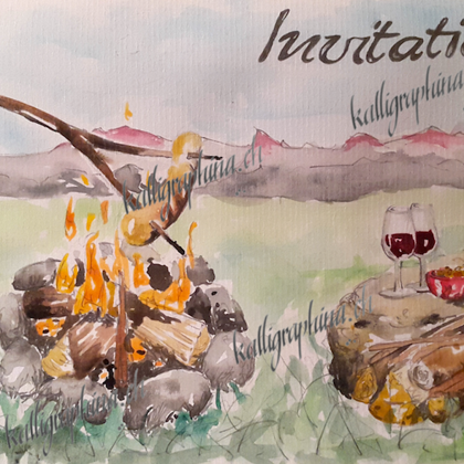 Einladung "Wanderung mit Picknick"