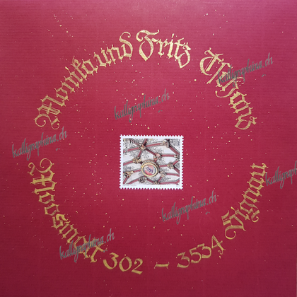 Weihnachtspost für den Schönschreiber Fritz Tschanz