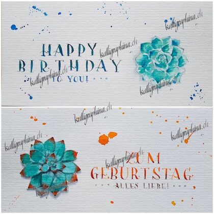 Schneller Geburtstagsgruss für sie & ihn