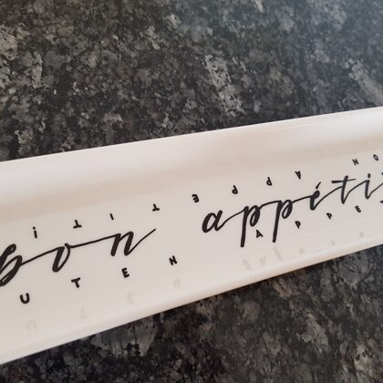 Apéroschale "bon appétit - guten Appetit"