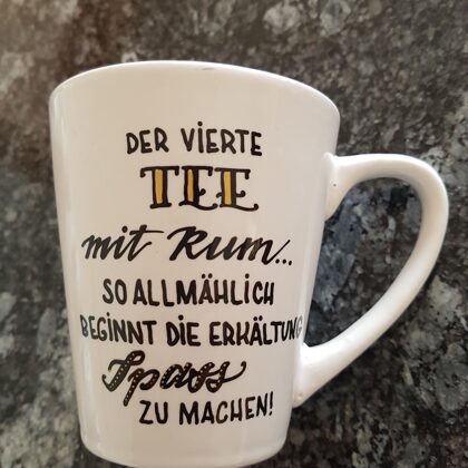 XL - Der vierte Tee mit Rum... so allmählich beginnt die Erkältung Spass zu machen