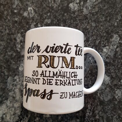 L - Der vierte Tee mit Rum... so allmählich beginnt die Erkältung Spass zu machen