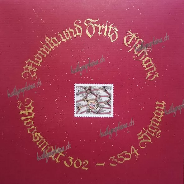 Umschlag an den Schönschreiber aus Signau