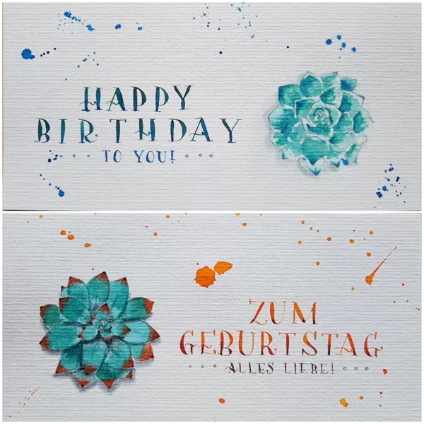 Schneller Geburtstagsgruss für sie &amp; ihn