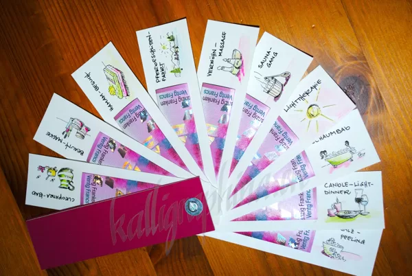 Geschenkgutschein Notenfächer