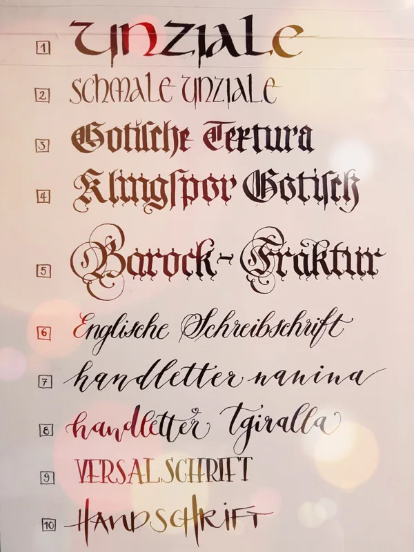 Font range
