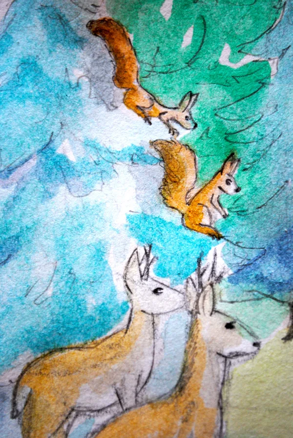 Detail of "forest fairy tale"