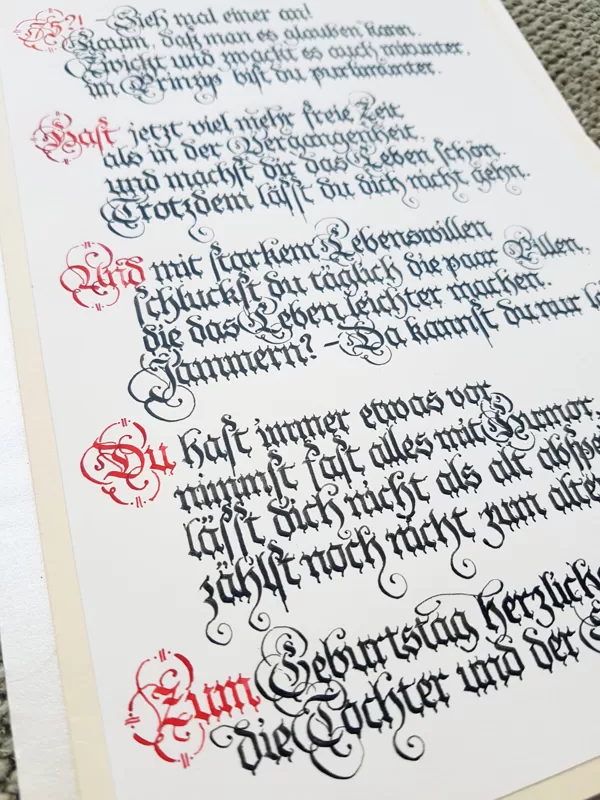 Gedicht zu einem 75. Geburtstag