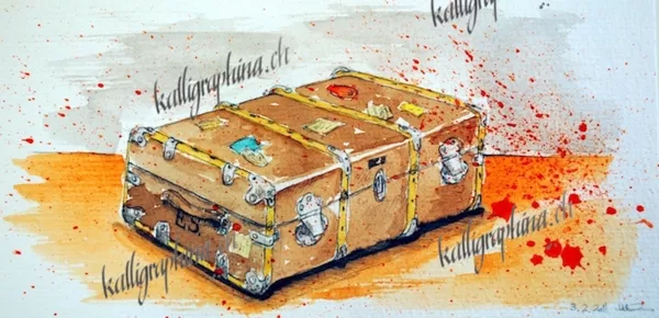 Alter Reisekoffer - Stilsstudie
