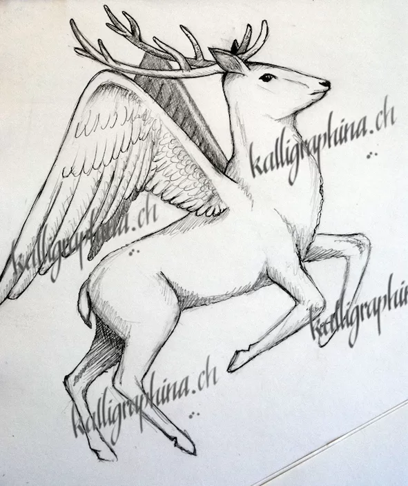 Logo-Entwurf "Luftgetrocknetes Hirschfleisch"