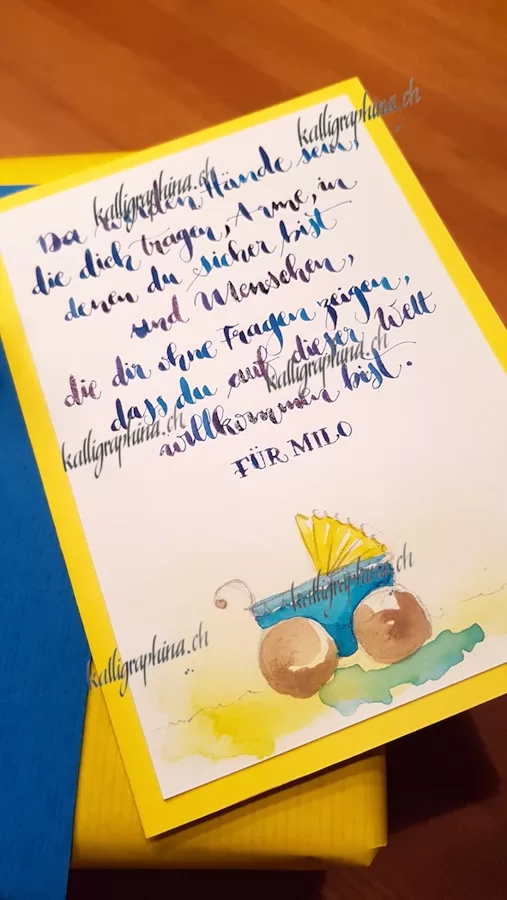 Geburtskarte "Milo"