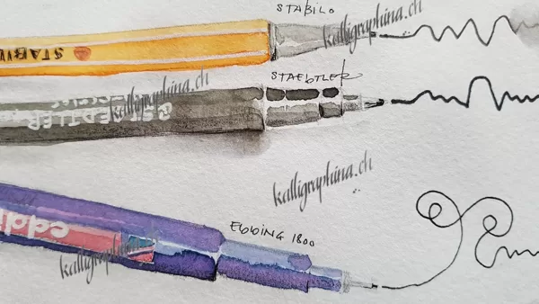 Fineliner-Stifte - Stilstudie