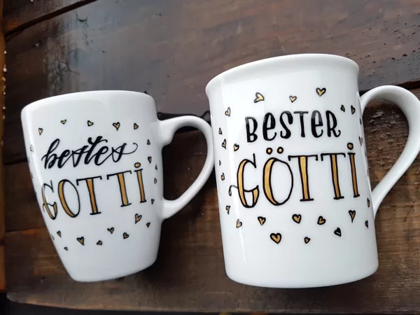 Pausen-Behälter für das Gotti und den Götti