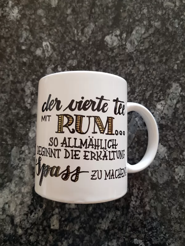 L - Der vierte Tee mit Rum... so allmählich beginnt die Erkältung Spass zu machen!